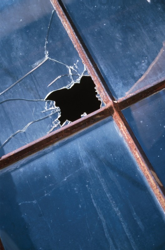 broken window