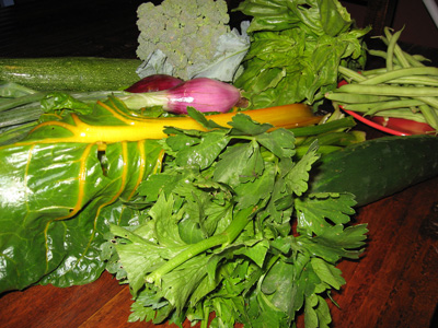 veggies1 Half of a one week share from Home Grown Wisconsin