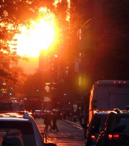 manhattan sunset